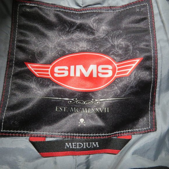 Sims Snowboarding Pants Men Medium Black Striped Ski Winter Snow 32 x 31 - Picture 3 of 11